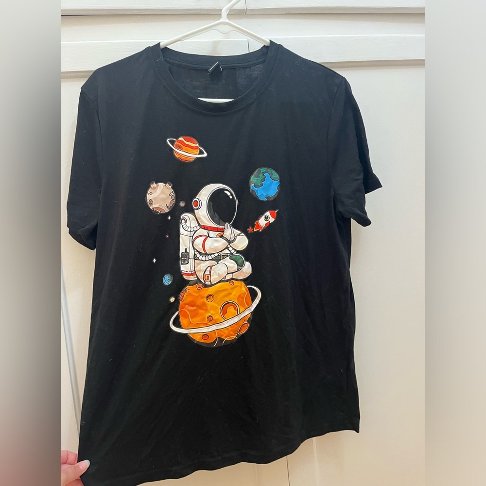 Astronaut With Planets T-Shirt